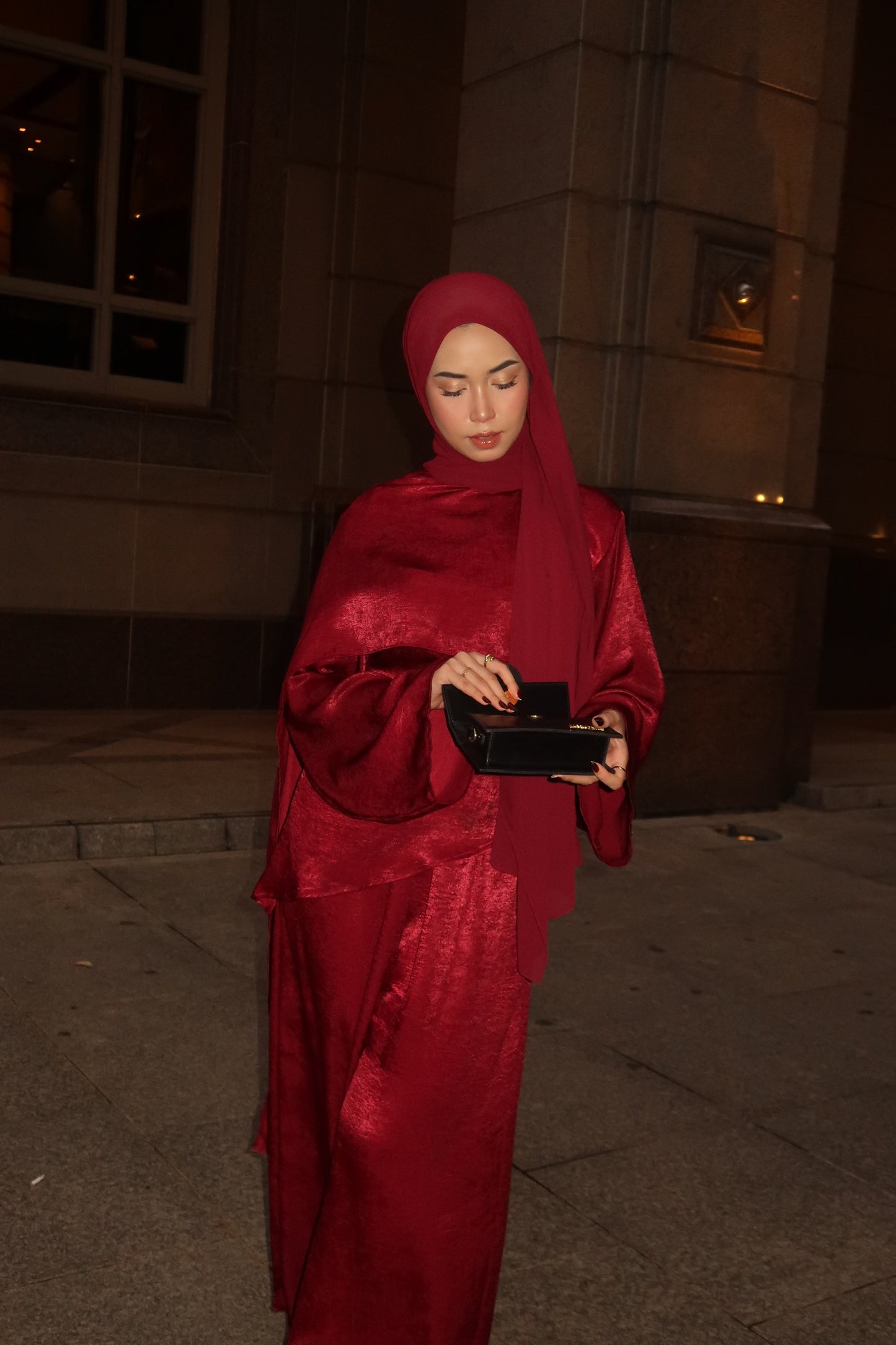 Skye Cape - Burgundy