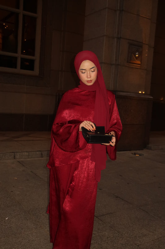 Skye Cape - Burgundy