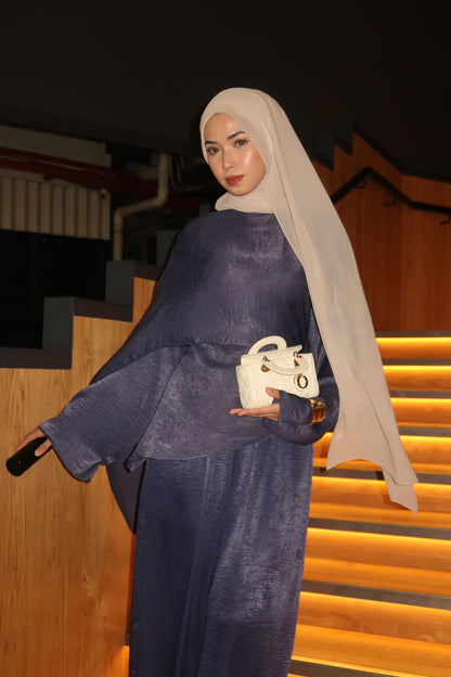 Skye Cape - Navy Blue