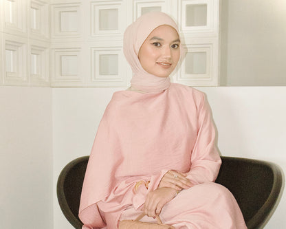 Skye Cape Linen Luxe - Rose Pink