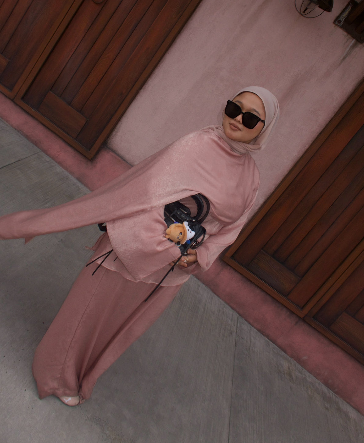 Skye Cape - Soft Blush Pink