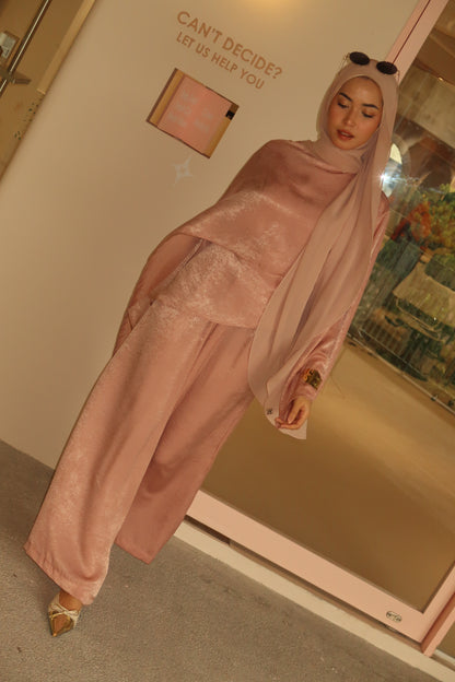 Skye Cape - Soft Blush Pink