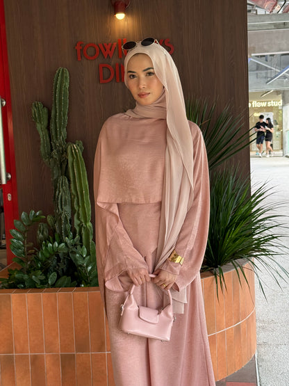 Skye Cape - Soft Blush Pink