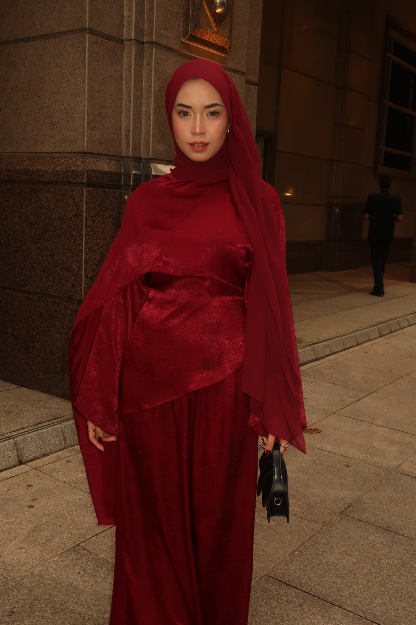 Skye Cape - Burgundy