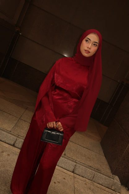 Skye Cape - Burgundy