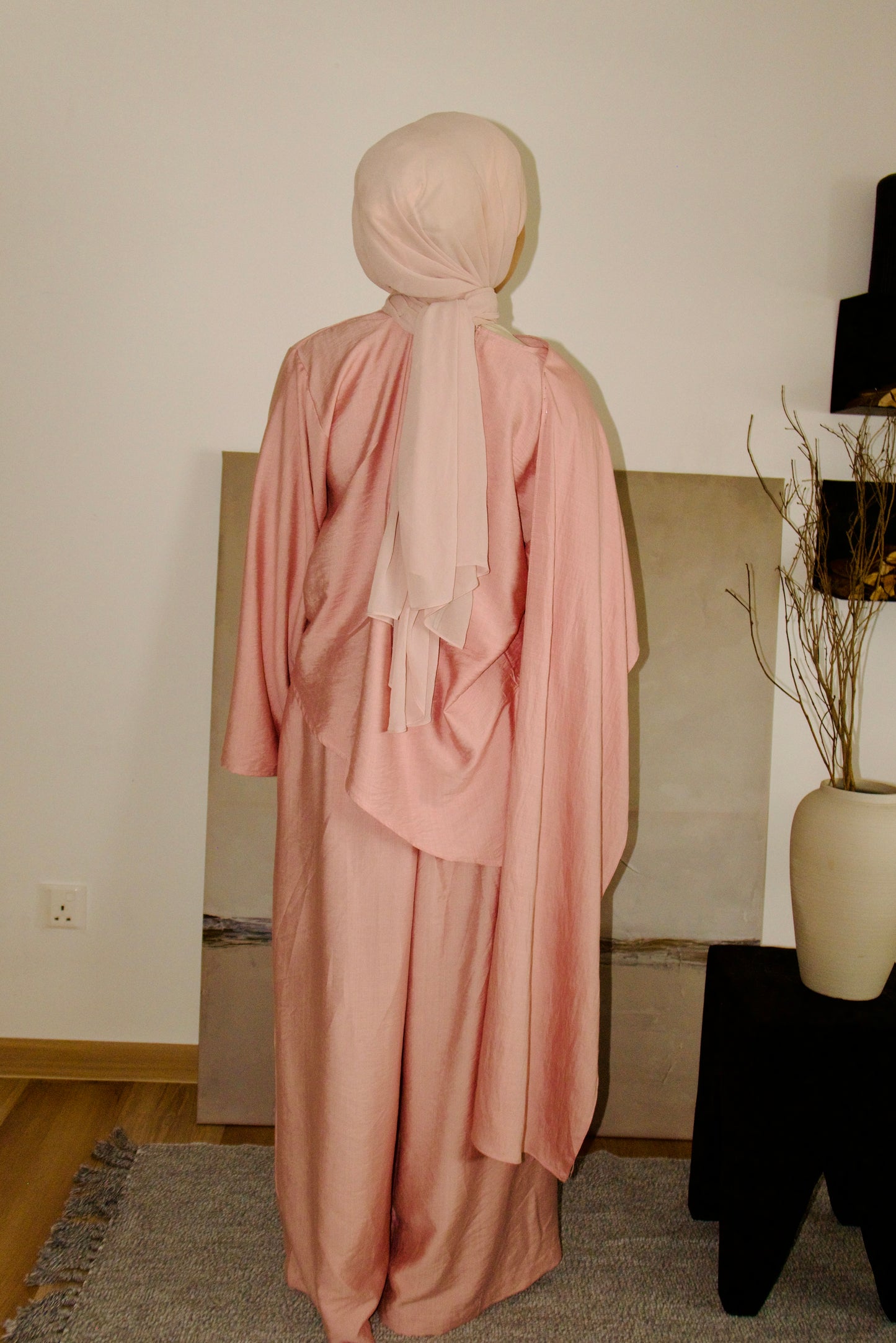 Skye Cape Linen Luxe - Rose Pink