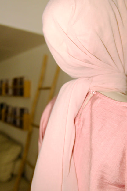 Skye Cape Linen Luxe - Rose Pink