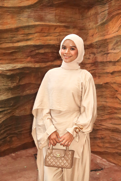 Skye Cape Linen Luxe - Toffee