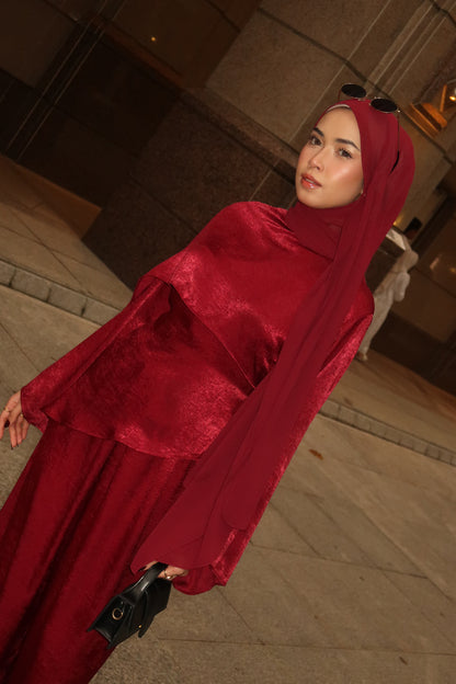 Skye Cape - Burgundy