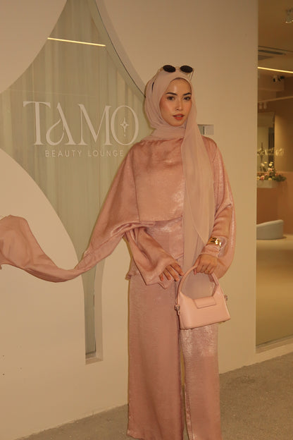 Skye Cape - Soft Blush Pink