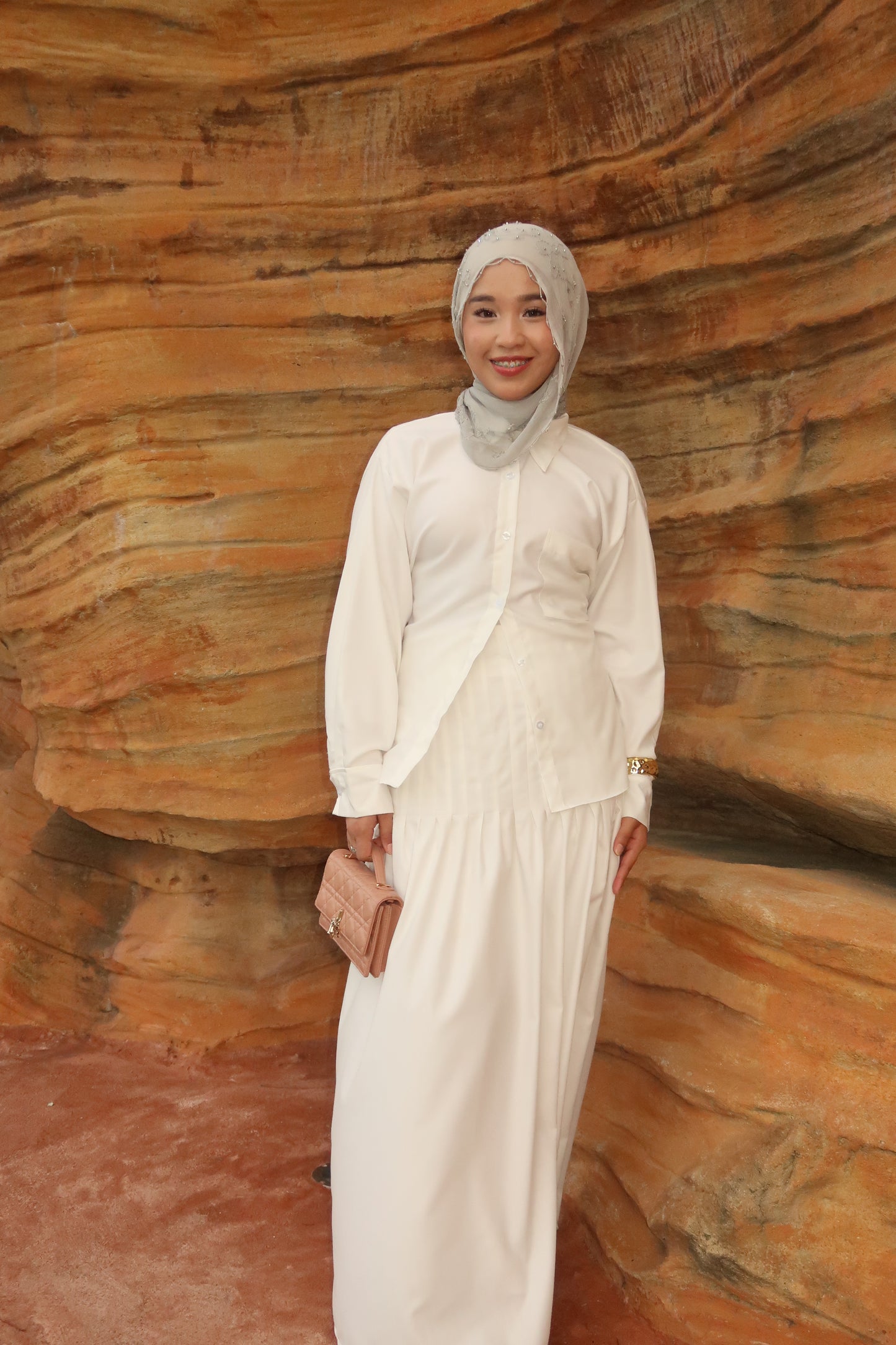 Serene Casual Set - White Pearl