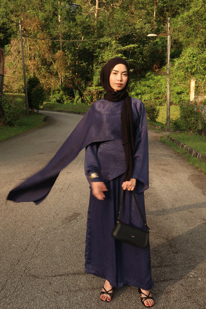 Skye Cape - Navy Blue